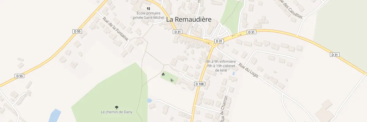 Plan du 16 Rue olivier de clisson à La Remaudière