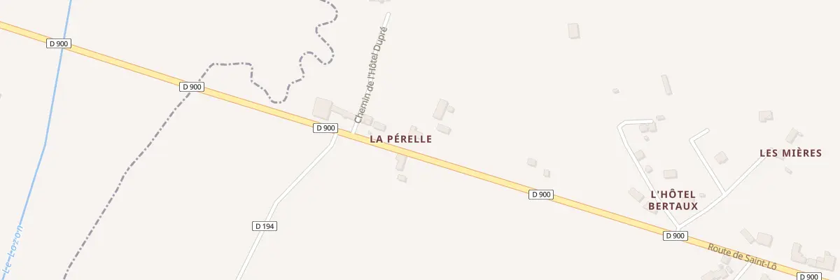 Plan du 5 Rte de Saint Lô au Mesnil-Eury