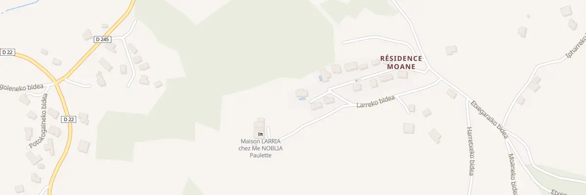 Plan du 7164 Larria à Hélette