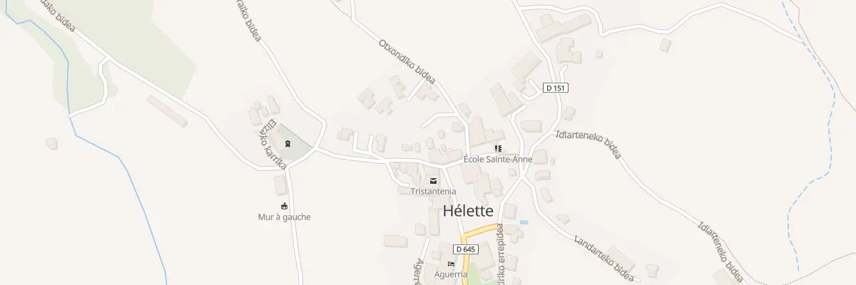 Plan du 5024 Plaza à Hélette