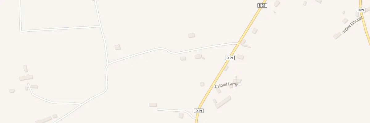 Plan du 8 Hotel Lamy à Carantilly
