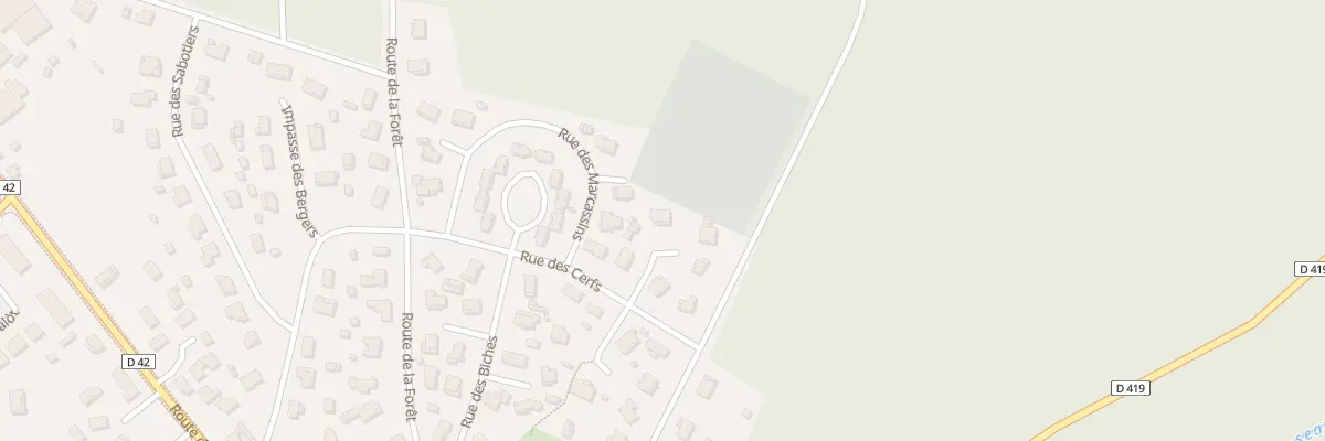 Plan du 10 Rue des Cerfs à Linxe