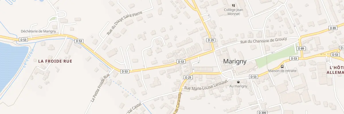 Plan du 30 Rue Auguste Eudeline à Marigny-Le-Lozon