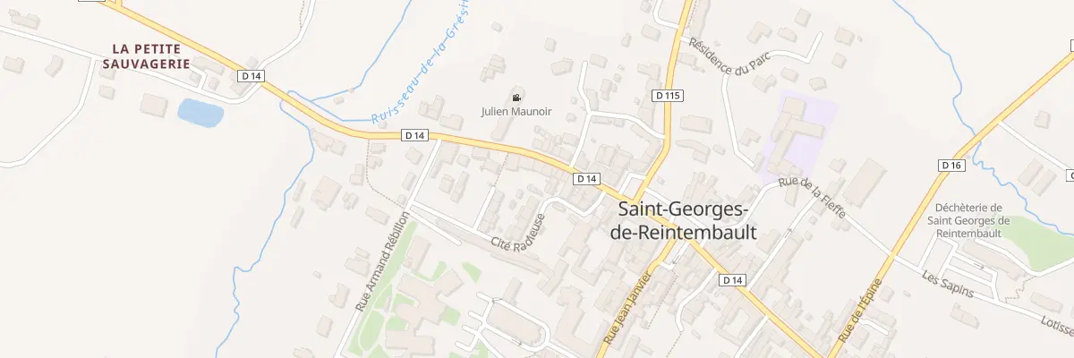 Plan du 29 Rue Julien Maunoir à Saint-Georges-de-Reintembault