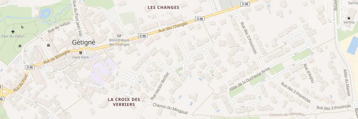 Plan du 5 Rue hector berlioz à Gétigné