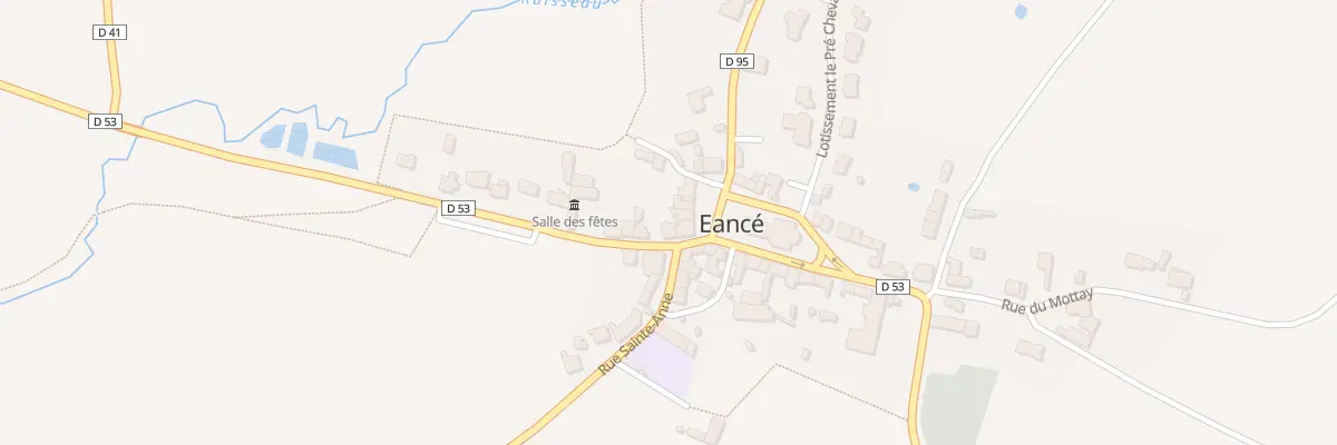 Plan du 4 Rue de Bellevue à Eancé