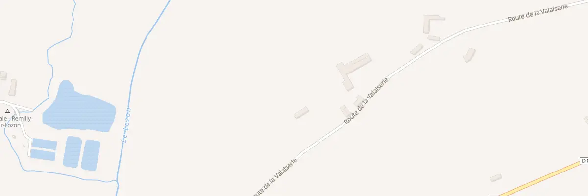 Plan du 5019 La Valaiserie -Chps Losque à Remilly Les Marais