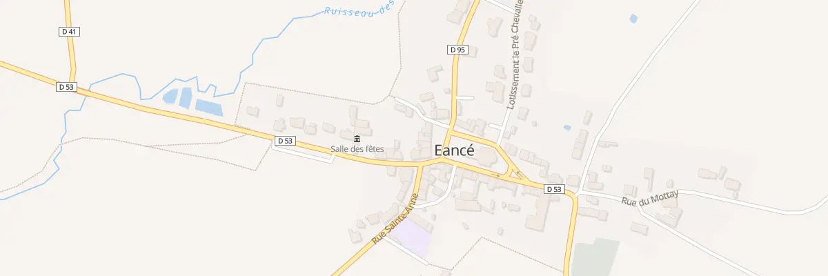 Plan du 3 Place de la Mairie à Eancé