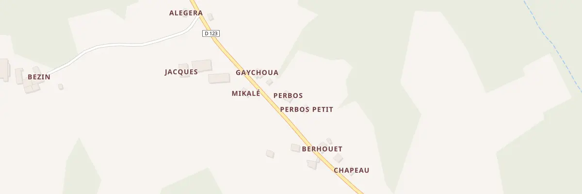 Plan du 5227 Lassarrade à La Bastide-Clairence