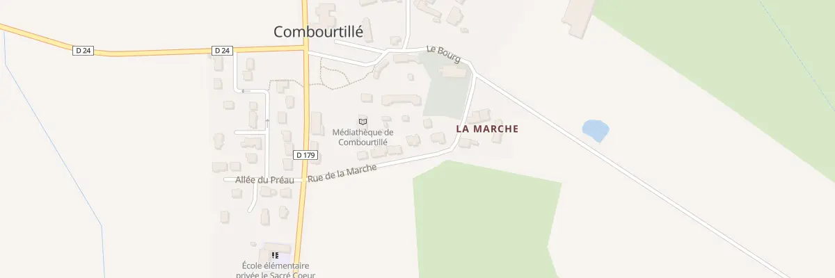 Plan du 3 Rue de la Marche à Combourtillé