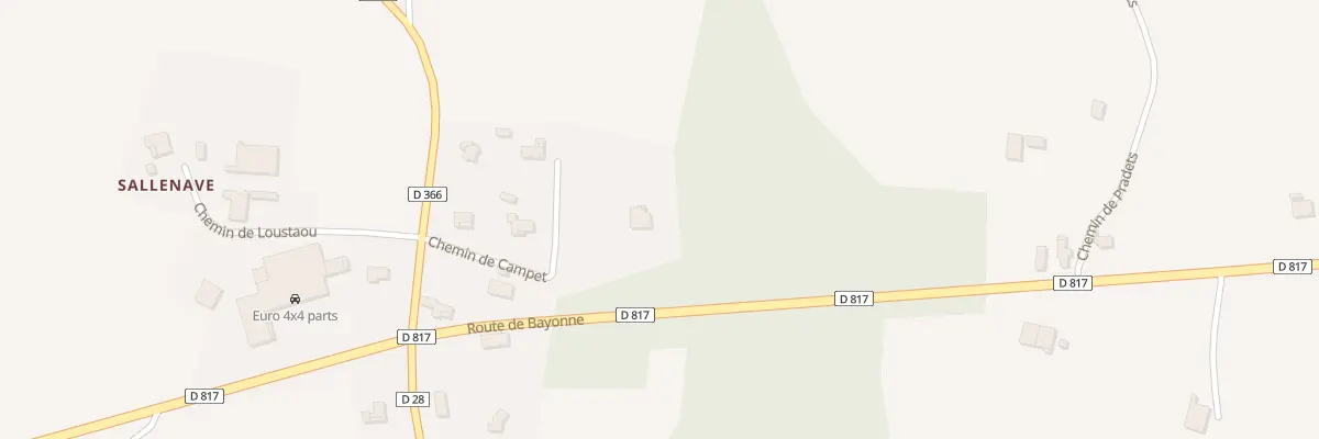 Plan du 221 Che de Campet à Sainte-Marie-de-Gosse