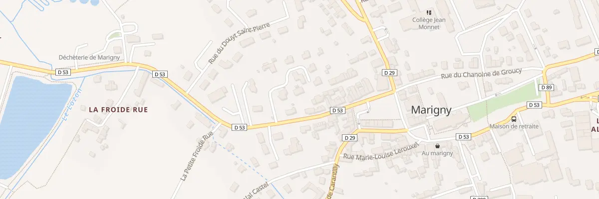 Plan du 38 Rue Auguste Eudeline à Marigny-Le-Lozon