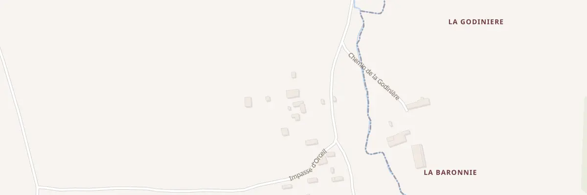 Plan du 490 Imp d’Orceil - La Gohanniere à Tirepied-sur-Sée
