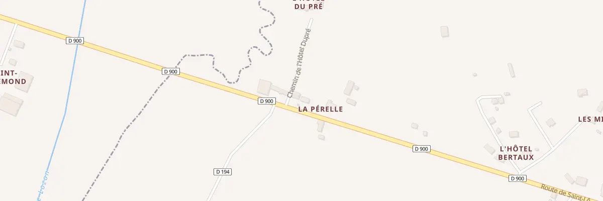 Plan du 3 Rte de Saint Lô au Mesnil-Eury