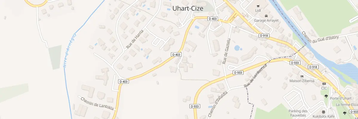 Plan du 10 Che de Xokoa à Uhart-Cize