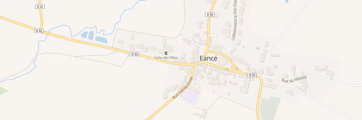 Plan du 8 Rue de Bellevue à Eancé