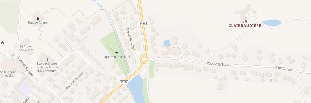 Plan du 1 Rue de la tour à Montaigu-Vendée