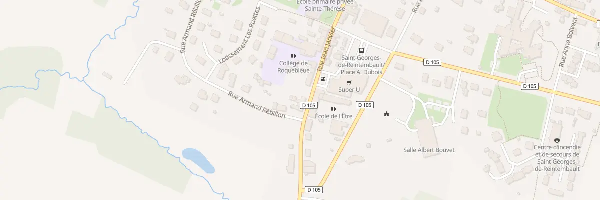 Plan du 40 Rue Jean Janvier à Saint-Georges-de-Reintembault