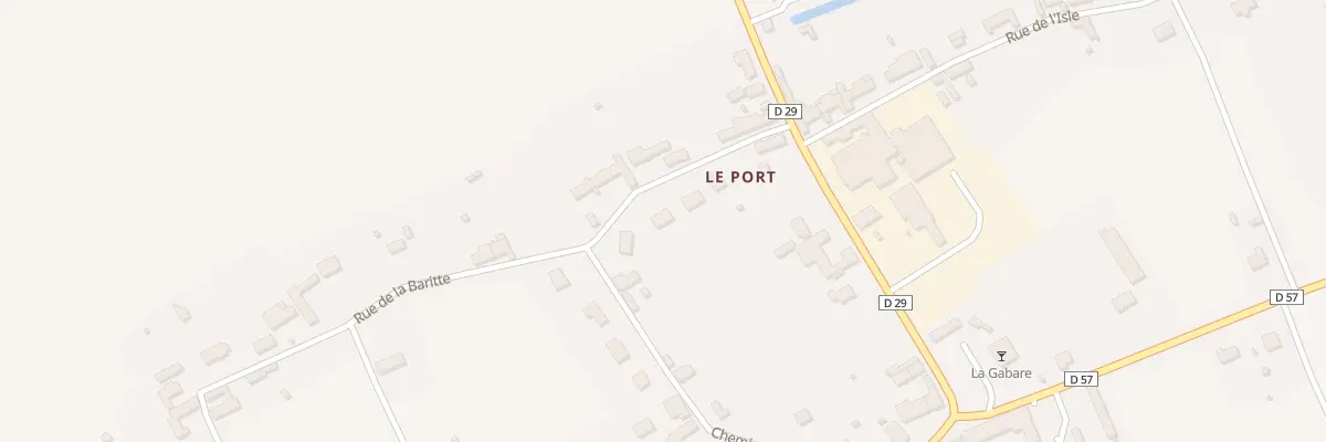 Plan du 566 Rue de la Baritte à Tribehou