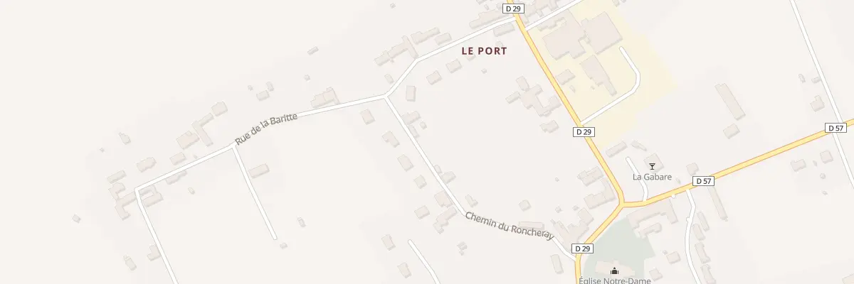 Plan du 558 Le Roncheray à Tribehou