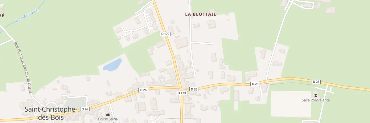 Plan du 12 Rue Relais des Forges à Saint-Christophe-des-Bois