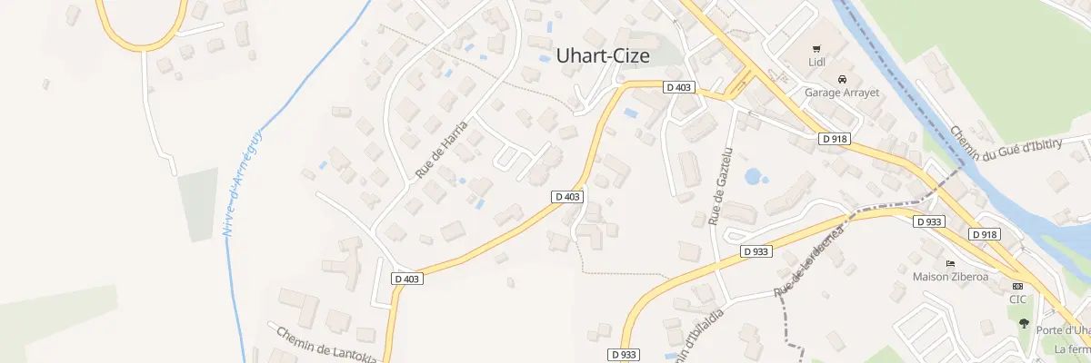 Plan du 155 Rue de Nafarroa à Uhart-Cize