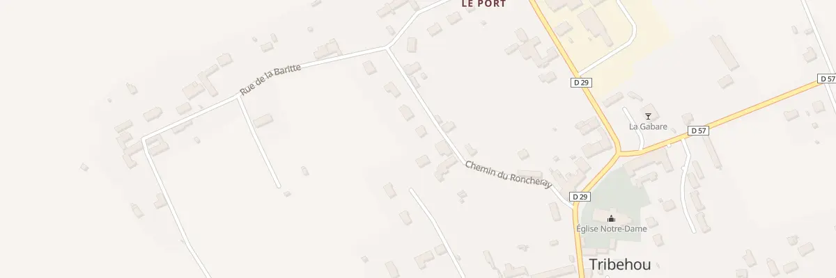 Plan du 546B Le Roncheray à Tribehou