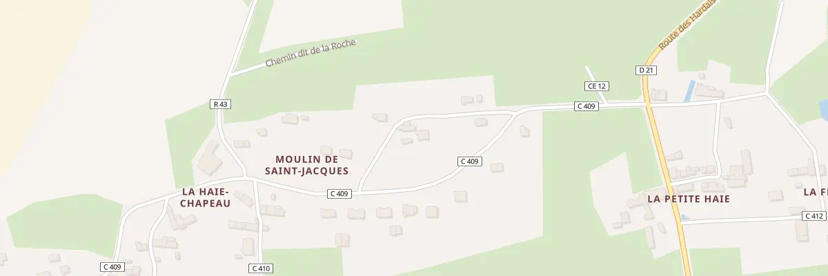 Plan du 207 La Butte Saint Jacques à Pannecé