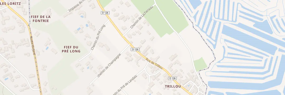 Plan du 76 Rue de Trillou au Grand-Village-Plage