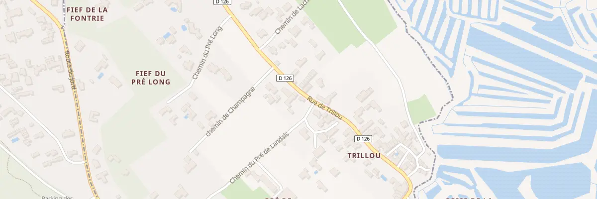 Plan du 55 Rue de Trillou au Grand-Village-Plage