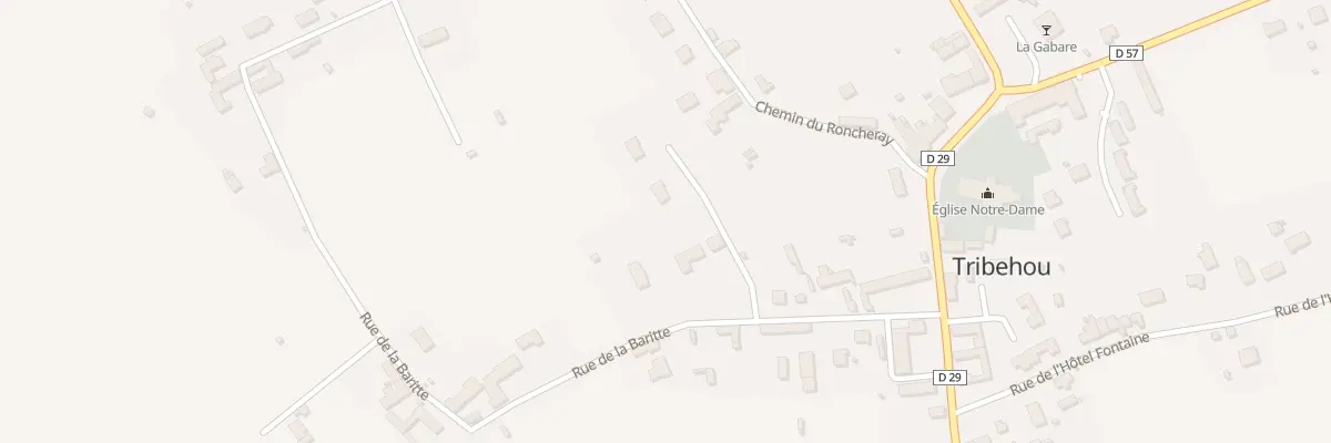 Plan du 512 Rue de la Baritte à Tribehou