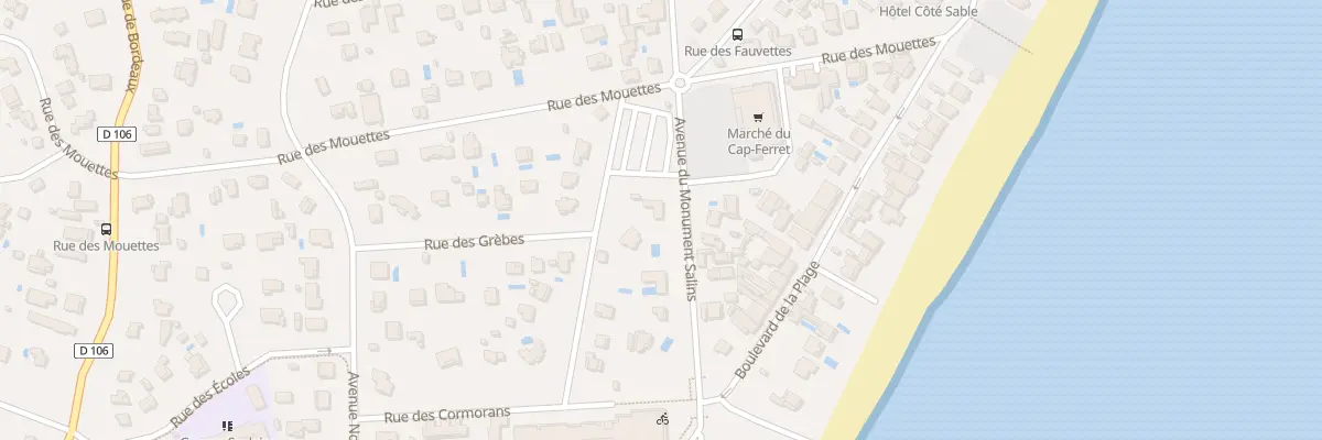 Plan du 31 Av Monument Saliens à Lège-Cap-Ferret