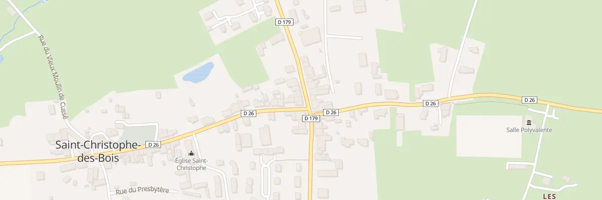 Plan du 3 Rue Relais des Forges à Saint-Christophe-des-Bois