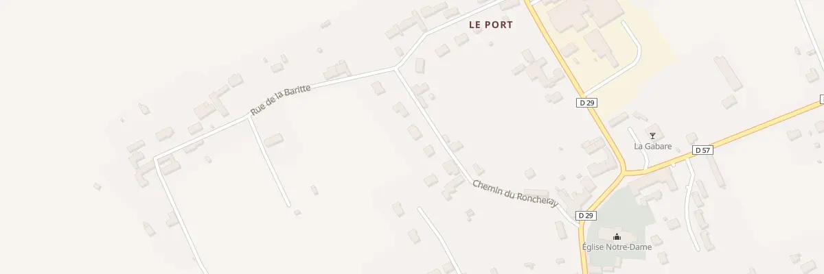 Plan du 546C Le Roncheray à Tribehou