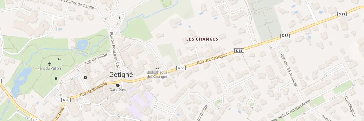 Plan du 7 Rue des changes à Gétigné