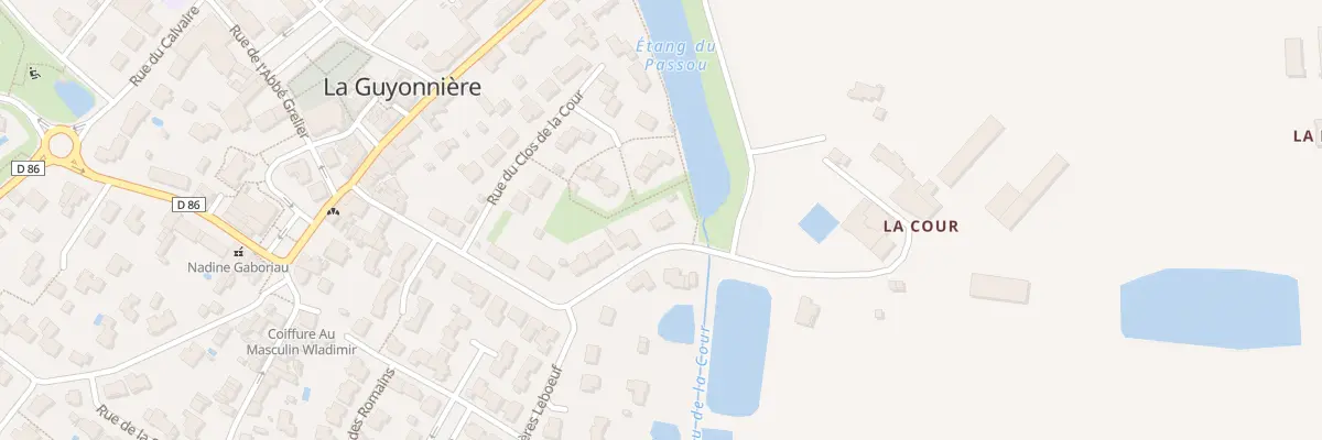 Plan du 25 Rue du Château de la Cour à Montaigu-Vendée