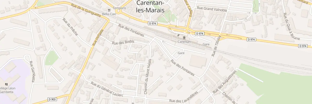 Plan du 6 Rue des Fontaines à Carentan-les-Marais