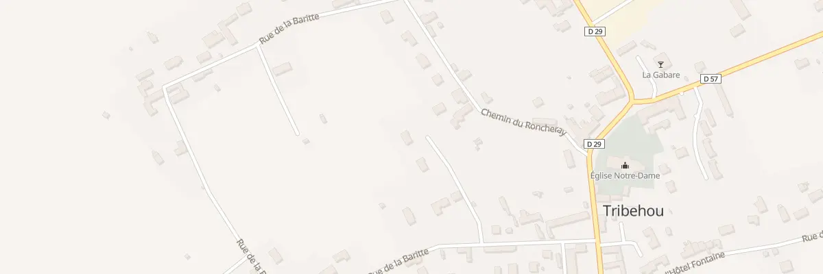 Plan du 510 Rue de la Baritte à Tribehou