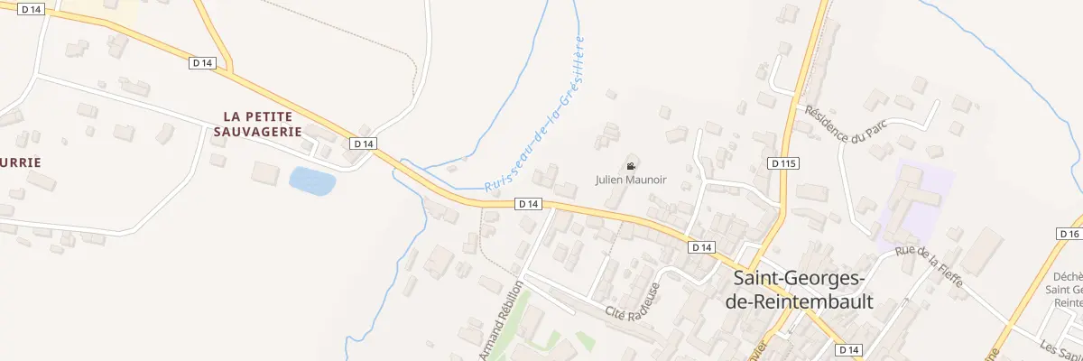 Plan du 26 Rue Julien Maunoir à Saint-Georges-de-Reintembault