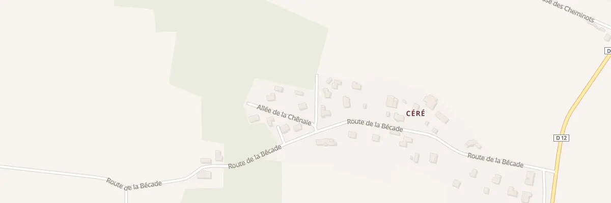 Plan du 12 All de la Chenaie à Saint-Geours-de-Maremne