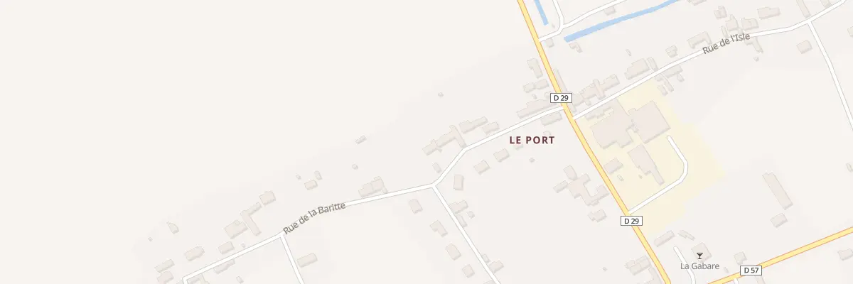 Plan du 571 Rue de la Baritte à Tribehou