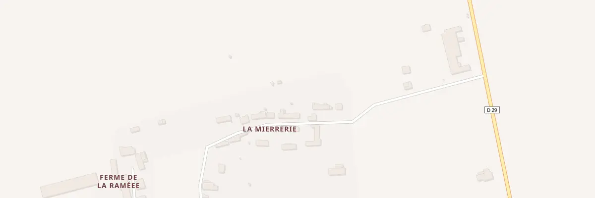Plan du 208 La Miererie à Tribehou