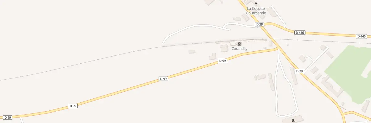 Plan du 8 La Gare à Carantilly