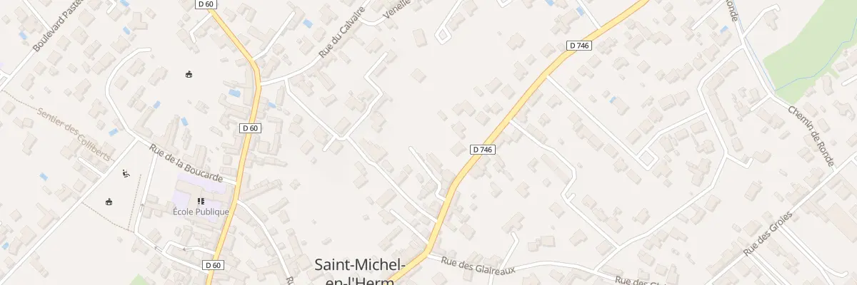 Plan du 55 Rue georges clémenceau à Saint-Michel-en-l’Herm