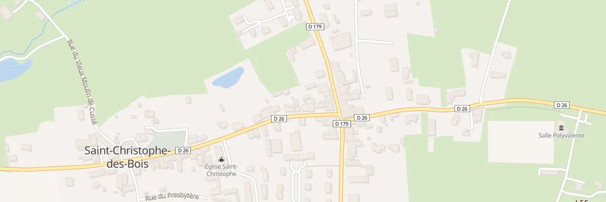 Plan du 10 Rue de l’Eglise à Saint-Christophe-des-Bois