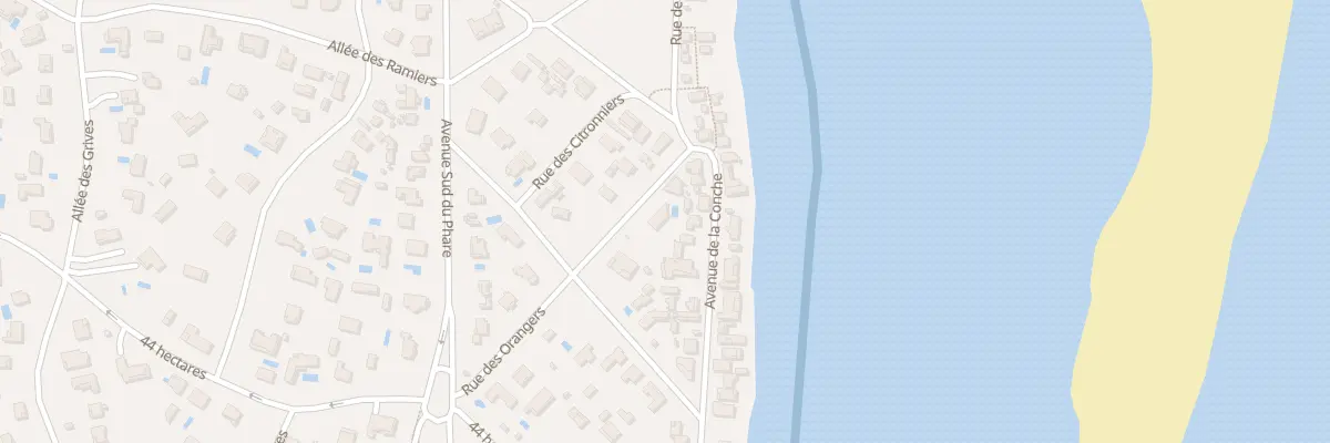 Plan du 4 Rue des Orangers Cap Ferret à Lège-Cap-Ferret