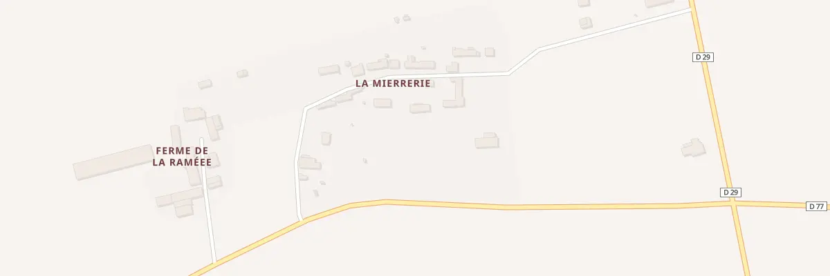 Plan du 205A La Miererie à Tribehou