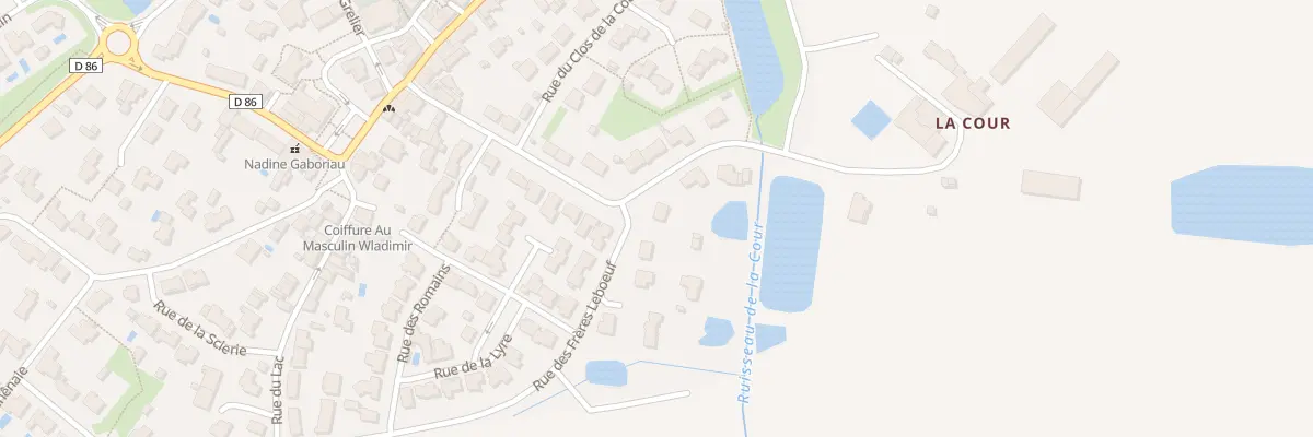 Plan du 22 Rue du Château de la Cour à Montaigu-Vendée