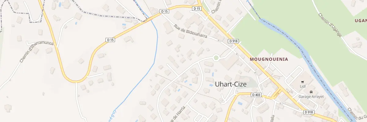 Plan du 335 Rue d’Etxegarai à Uhart-Cize