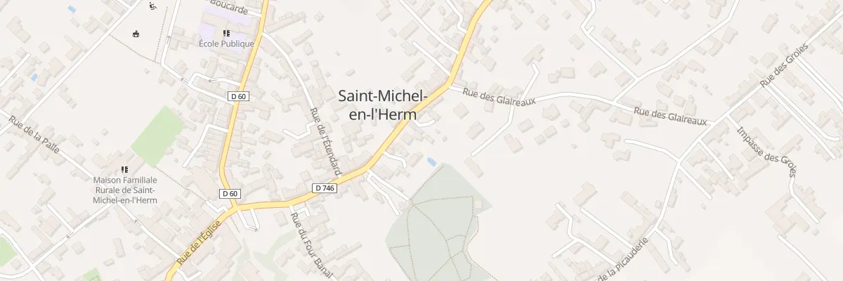 Plan du 22 Rue georges clémenceau à Saint-Michel-en-l’Herm